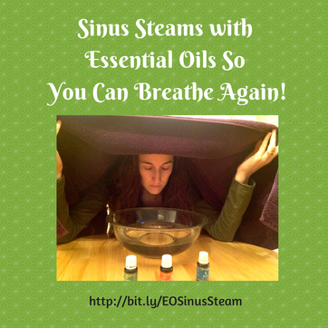 Sinus Steams with Essential Oils
