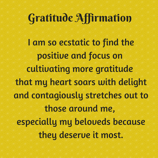 Gratitude Affirmation